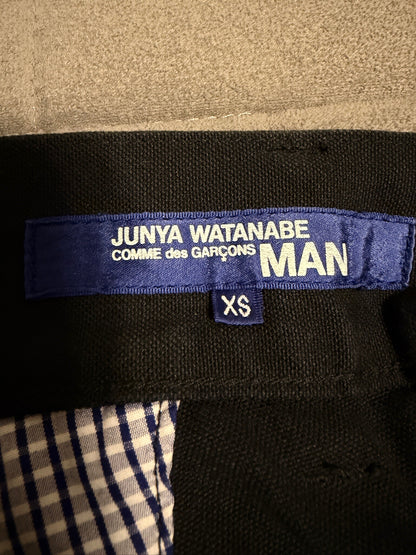 JUNYA WATANABE MAN AW12 Corduroy Trim Pants Black Size XS