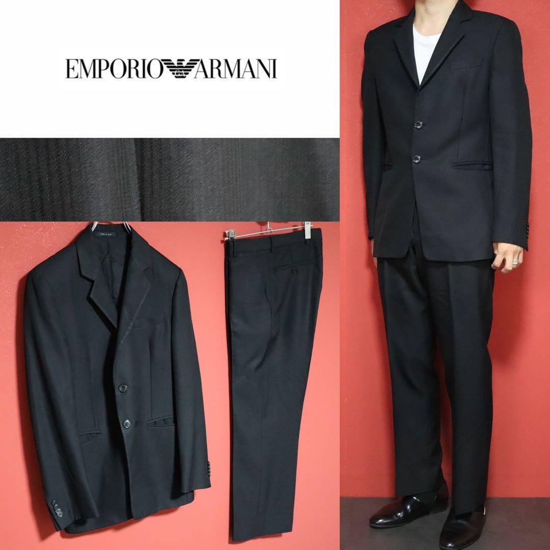 EMPORIO ARMANI 06AW Italian Wool Stripe Blazer Size 46