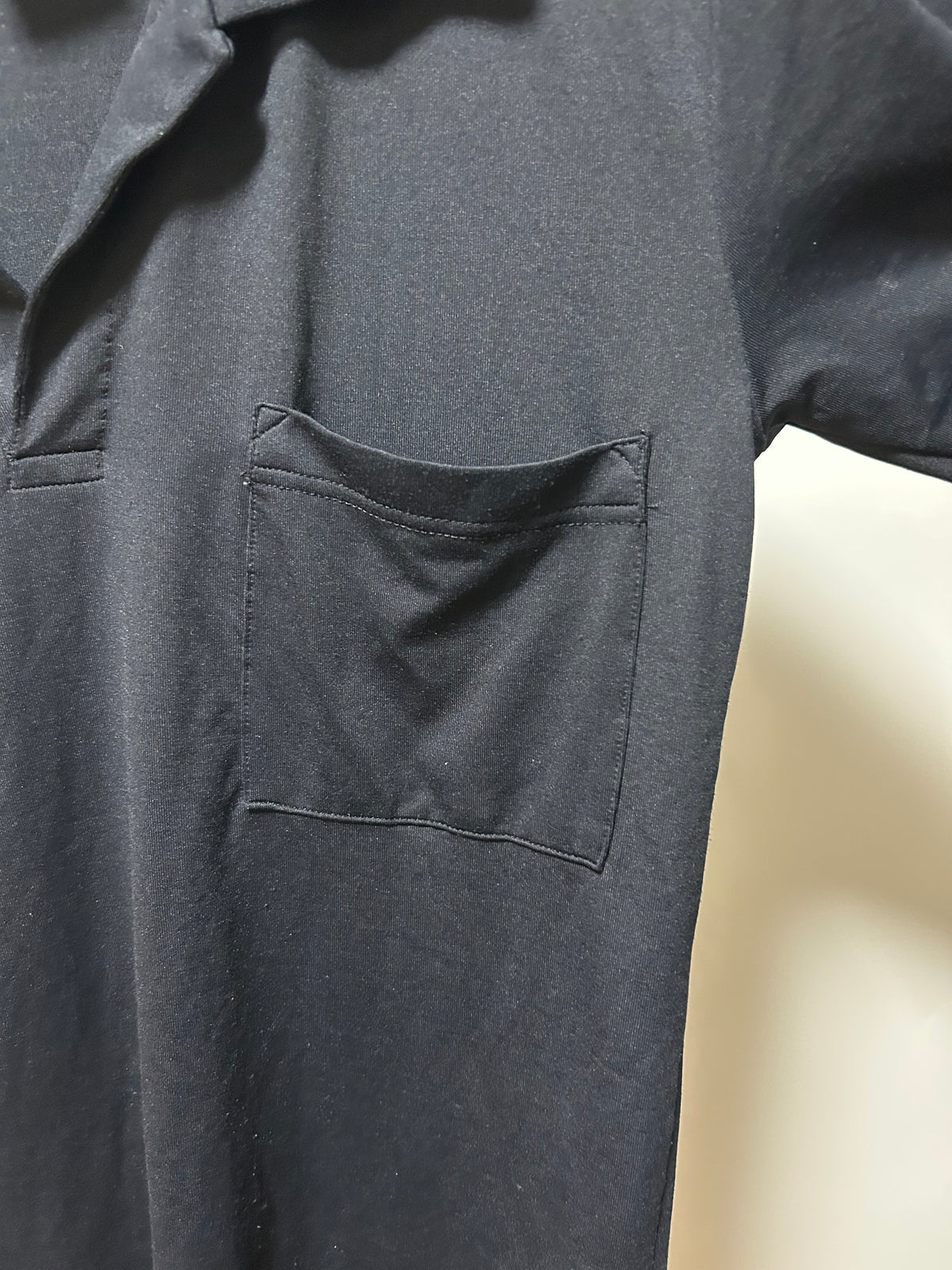 AGNES B. 90s Skipper Polo Shirt Black