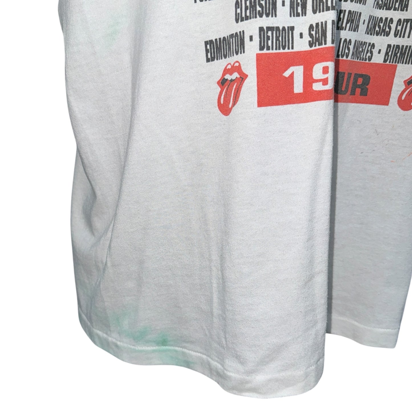 ROLLING STONES 90s "Voodoo Lounge" Tour T-Shirt Size XL