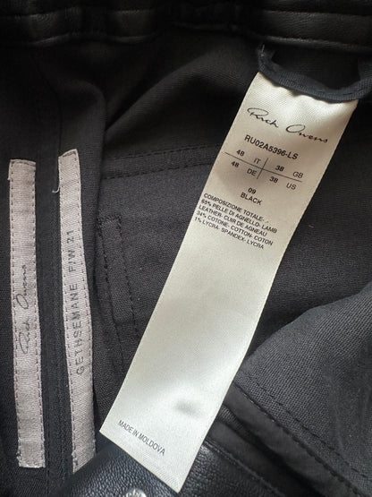 rick owens AW21 Lamb Skin Stretch Mastodon Cargo Pants