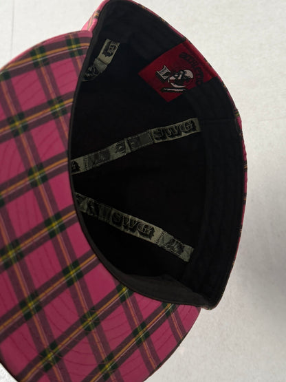 Swagger Pink Check Cap Size ONE SIZE
