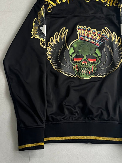 Artful Dodger black Skull Track Jacket Size XL