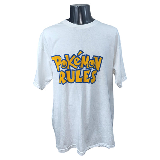 Pokemon T-Shirt White Size XL