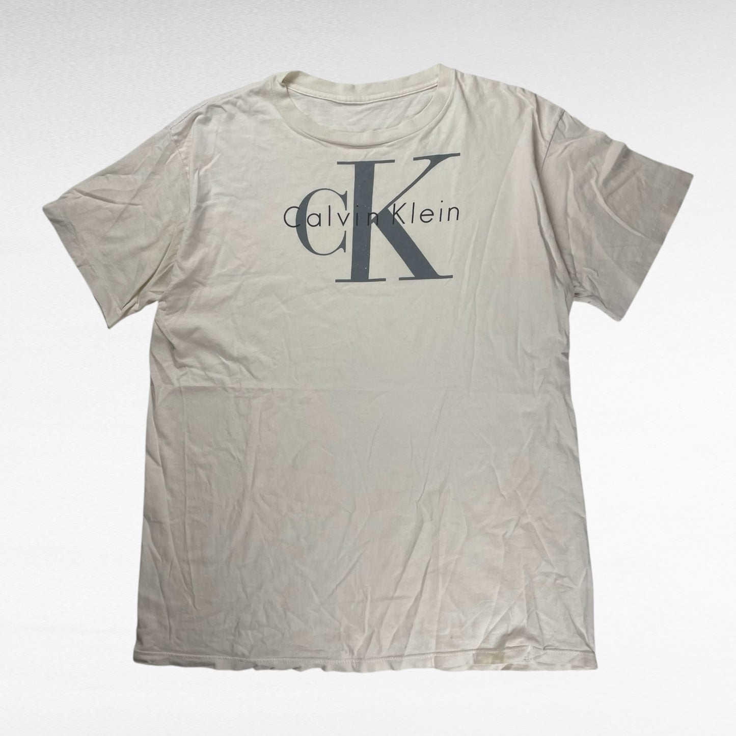 Calvin Klein 90s Short Sleeve T-Shirt White Size M