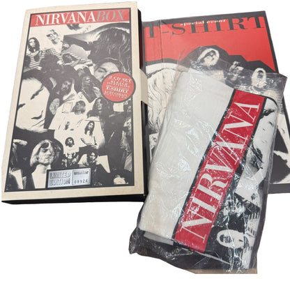 Nirvana 90s BOX Helter Skelter ITALY Limited Box Set T-shirt Size XL
