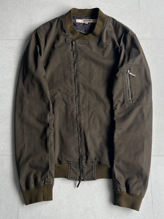 FACTOTUM Green Cotton Blend Jacket Size 46