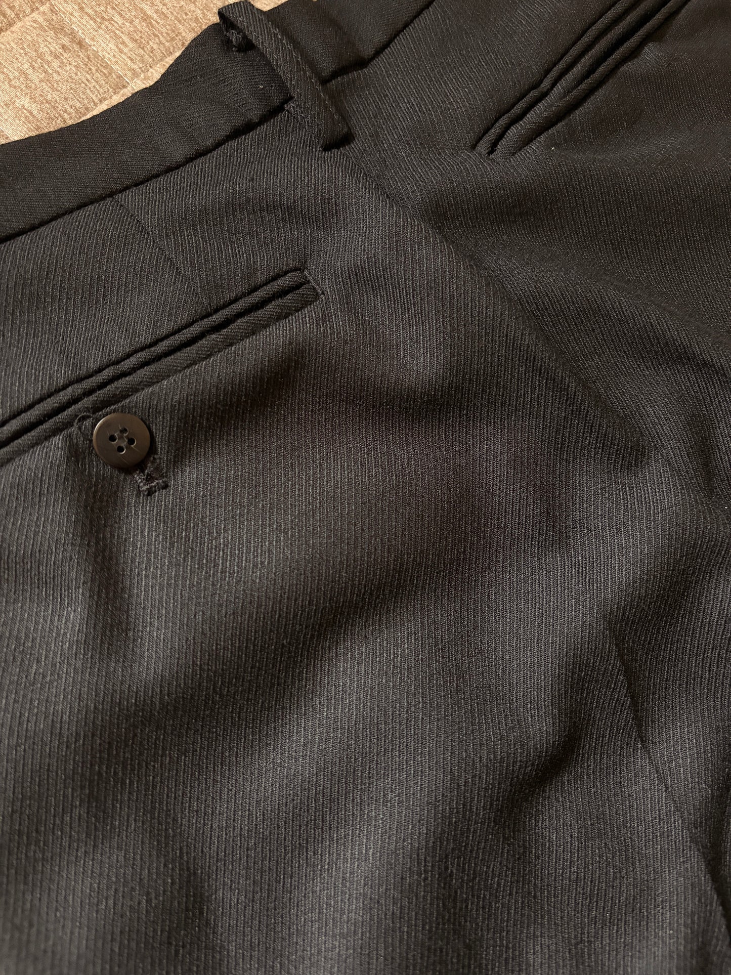 5351 POUR LES HOMMES Luxury Wool Twill Pleated Jacket Size 2