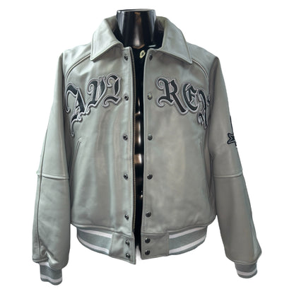 Palace 23SS AVIREX LEATHER JACKET GREY Size S