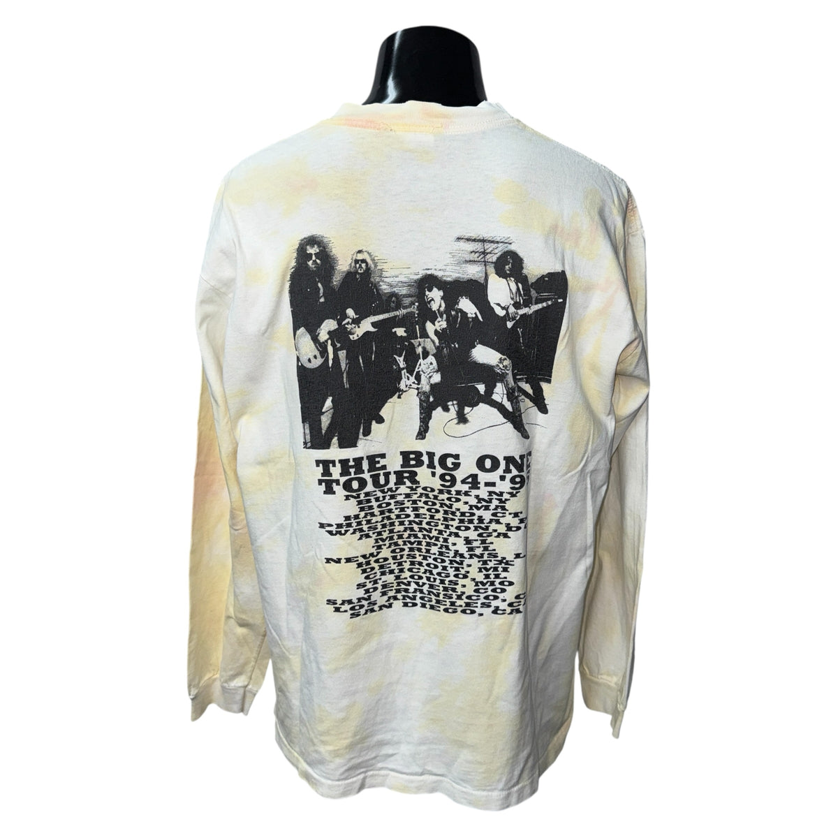 Aerosmith Get A Tour Long-Sleeve T-Shirt Size L