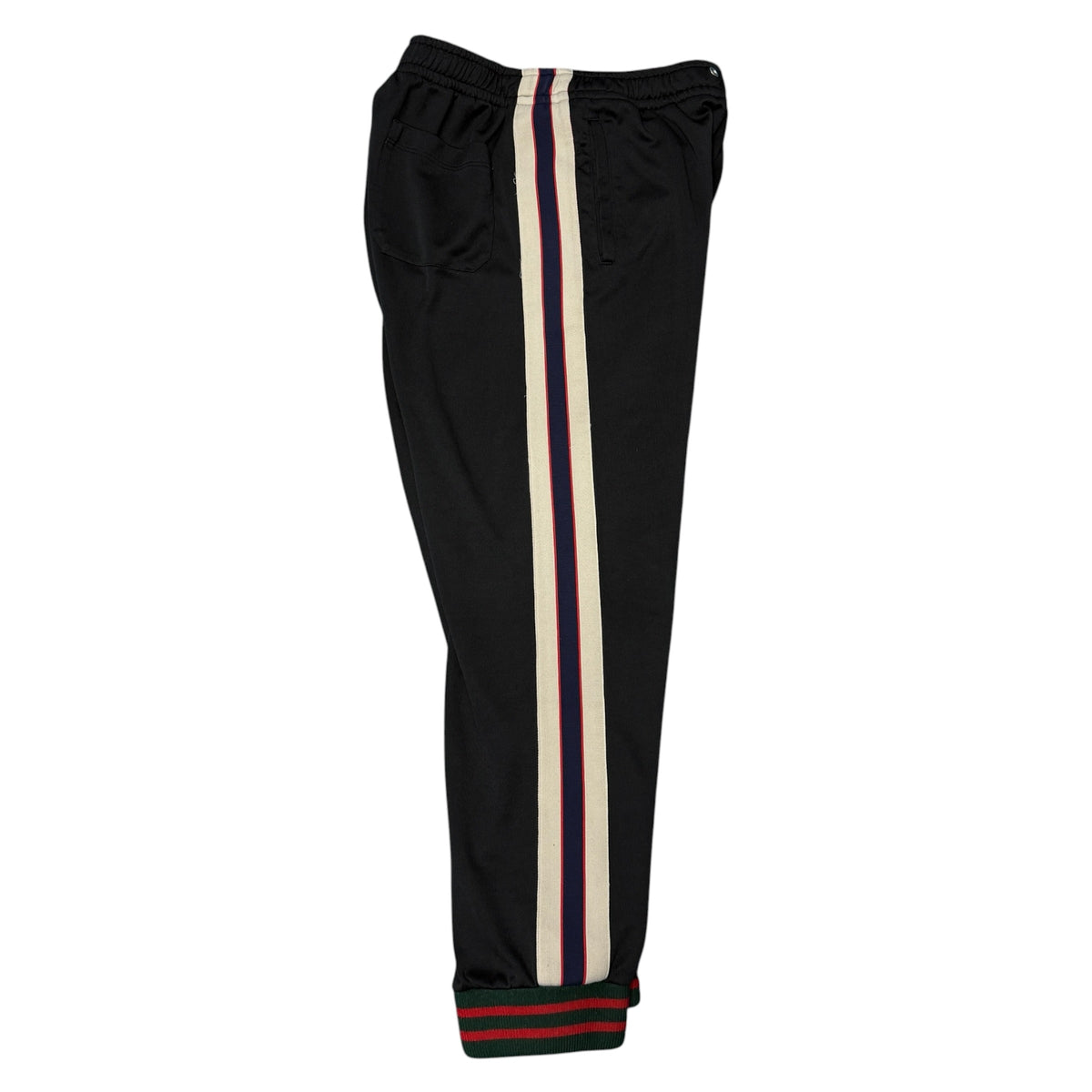 GUCCI Logo Tape Web Stripe Track Pants Sweatpants Size XS