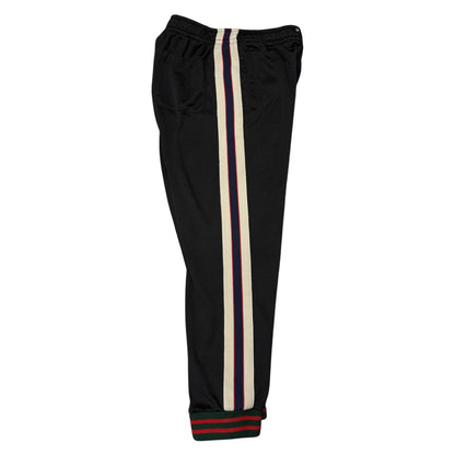 GUCCI Logo Tape Web Stripe Track Pants Sweatpants Size XS