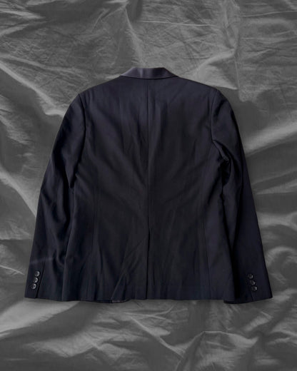 COMME des GARCONS HOMME AW06 Wool Shawl Jacket Black Size S