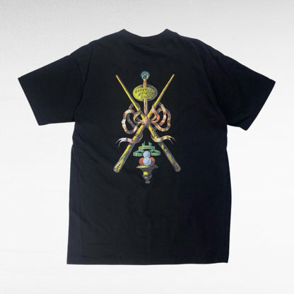 ONEITA 90s Short Sleeve T-Shirt Black Size M