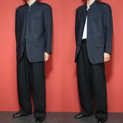 ISSEY MIYAKE 93SS Mao Collar Linen Oversized Blazer Size S