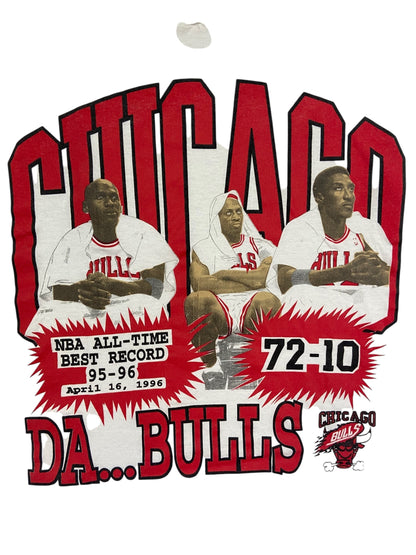 The Bulls 1996 72-10 Jordan etc T-Shirt Size XL