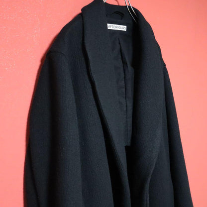 Vintage AFTERHOURS Premium Wool Shawl Collar Gown Size F