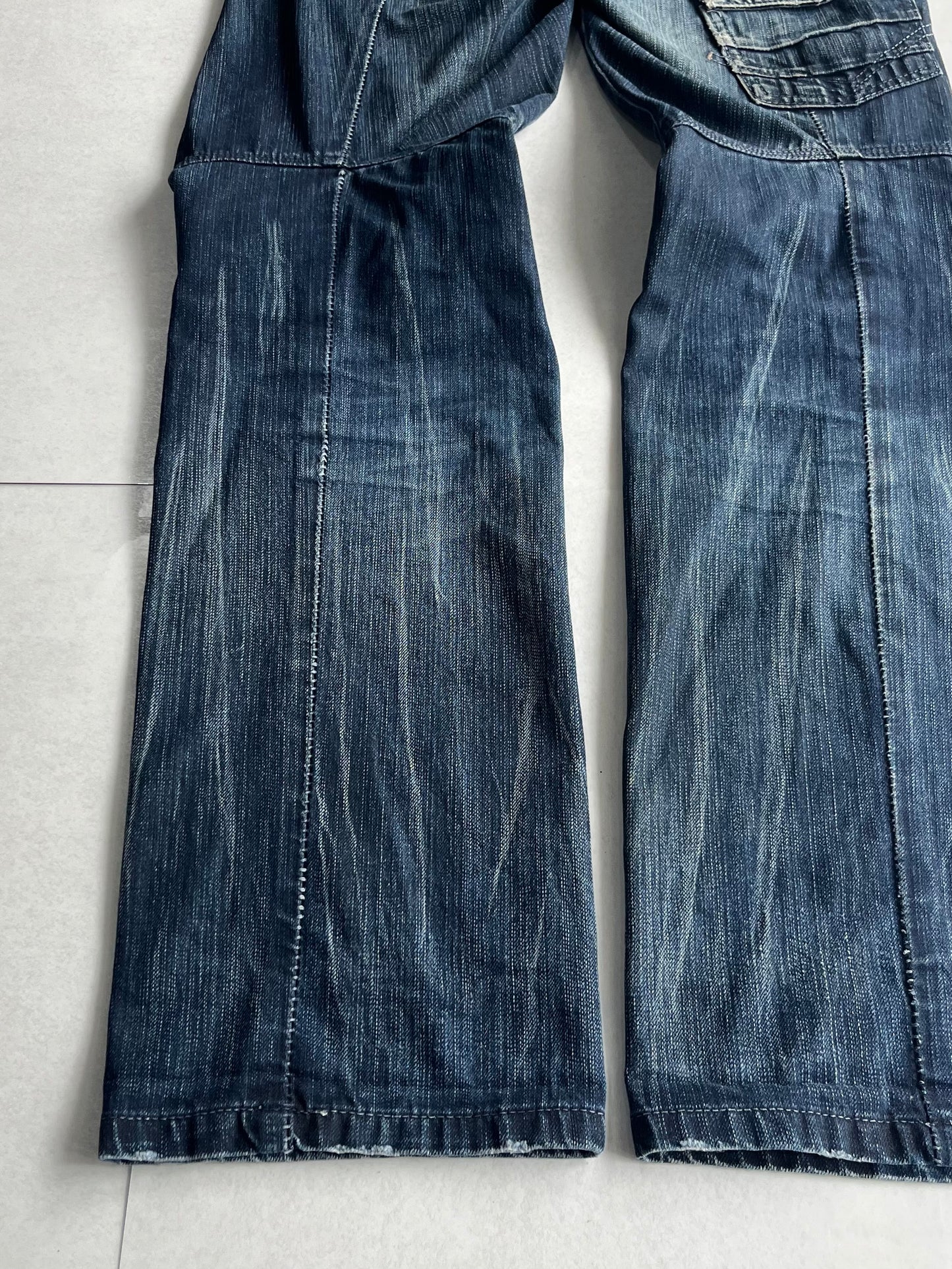 Marithe + Francois Girbaud Blue Gimmick Denim Jeans Size 40