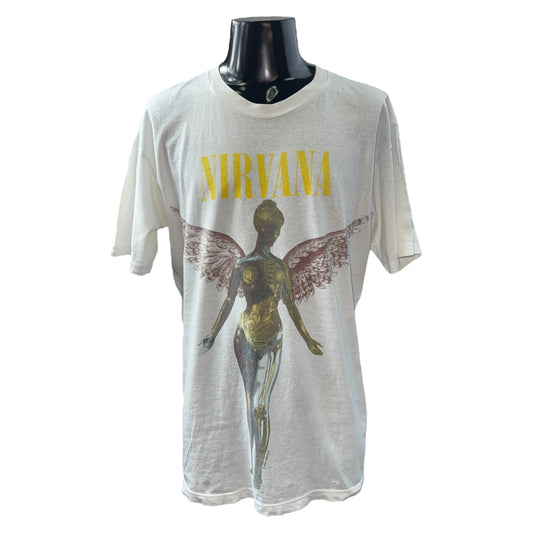 Nirvana In Utero 90's Vintage T-Shirt Size XL