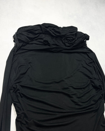 Yasuyuki Ishii Convertible High Neck Tencel Top Size 46