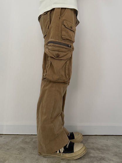 Vintage Y2K Gimmick Cargo Pants Beige Size 40
