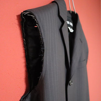 Junya Watanabe 22SS Frayed Striped Dark Gray Long Size S