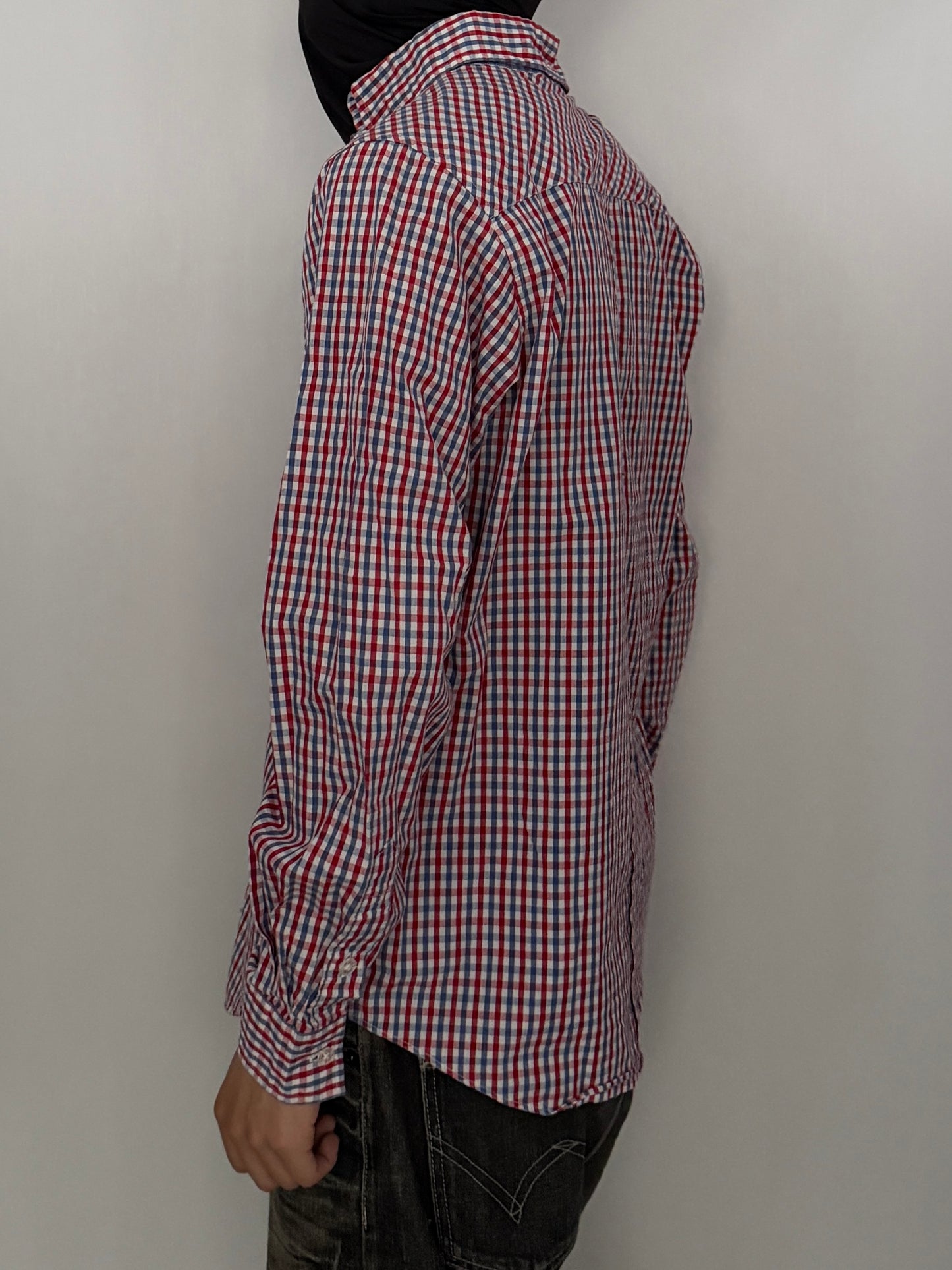 Swagger Multi Cotton Check Shirt Size L