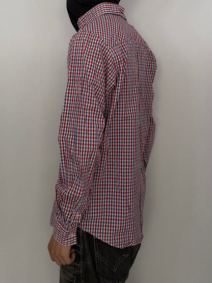 Swagger Multi Cotton Check Shirt Size L
