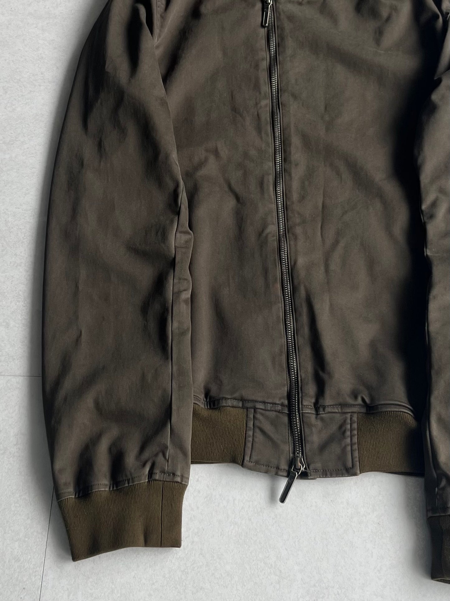 FACTOTUM Green Cotton Blend Jacket Size 46