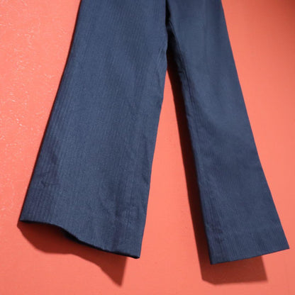 Yohji Yamamoto Striped Pleated Wide Straight Denim Size 2