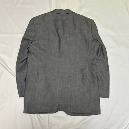 BURBERRY LONDON 00s Gray Wool/Silk Tailored Jacket
