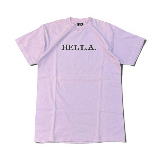 Vintage Stussy 00's HELL.A. Purple Tee Size M