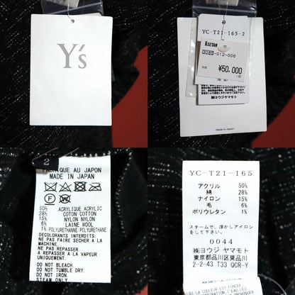 Y's Asymmetric Knit Jacket NWT Size 2