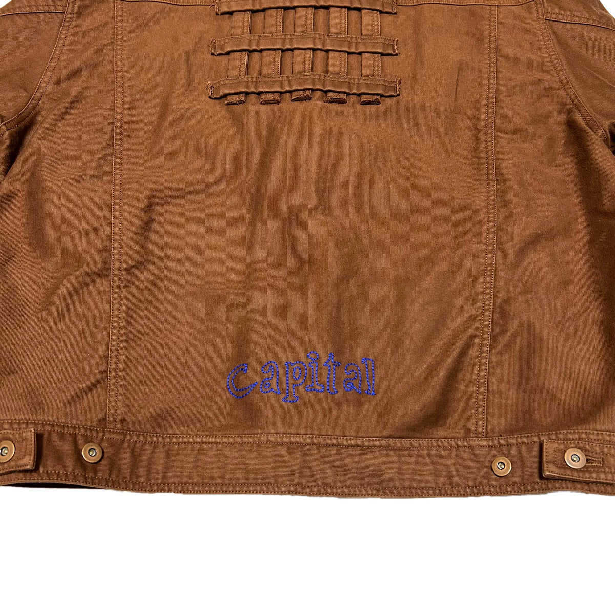 BERNHARD WILLHELM AW18 Cotton Workwear Jacket Brown Size M