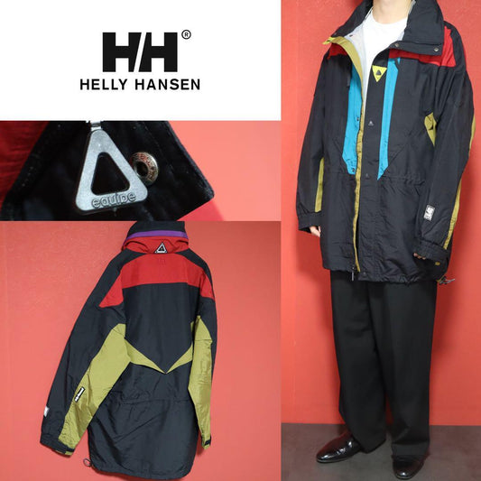 Helly Hansen 90s Vintage Equipe Colorblock Nylon Size M