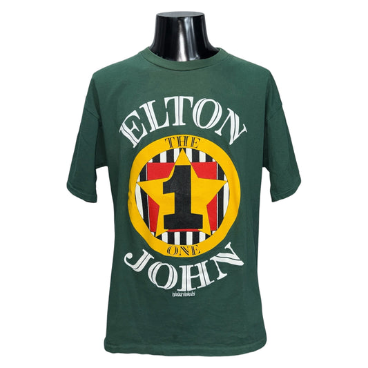 Vintage Elton John THE ONE 90s Single Stitch T-Shirt Size L