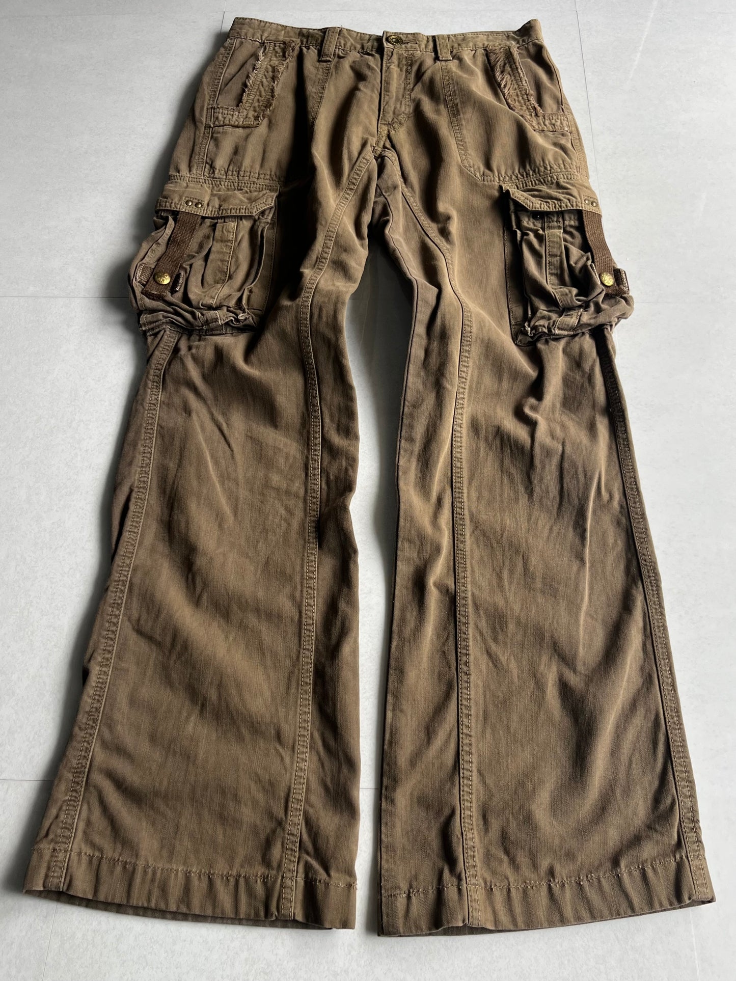 Vintage Gimmick Flare Cargo Pants Size 40