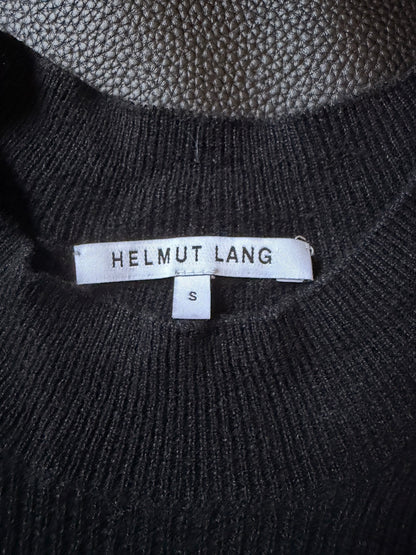 HELMUT LANG AW10 Cashmere Linen Sweater Black Size S
