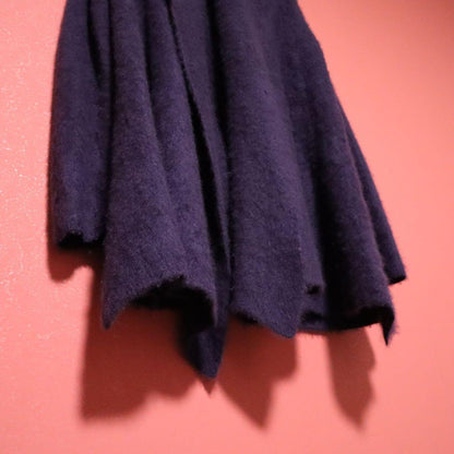 ISSEY MIYAKE 03AW Cashmere Shawl Collar Coat Purple Size 2