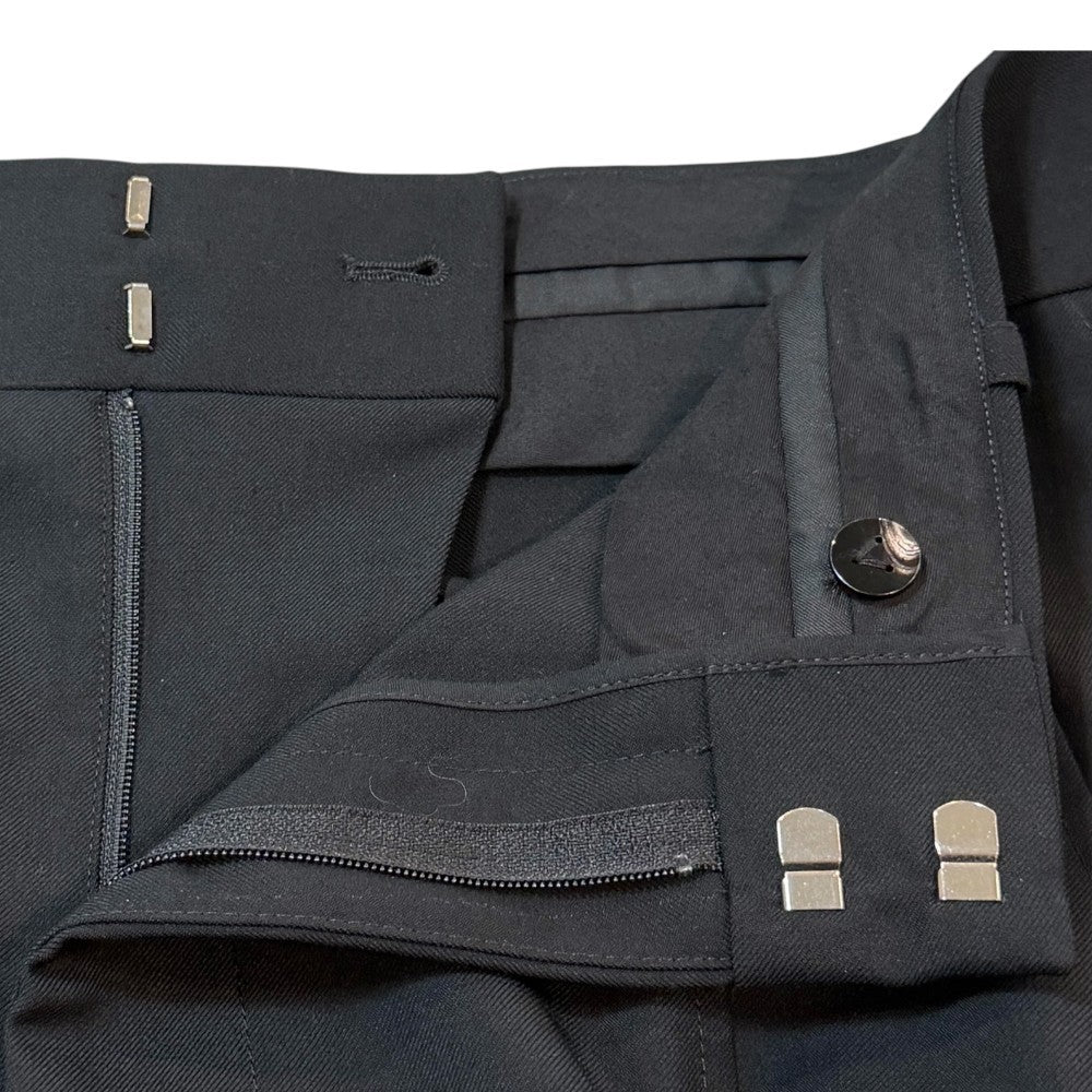 BOTTEGA VENETA Wide Leg Trousers Black Size 42