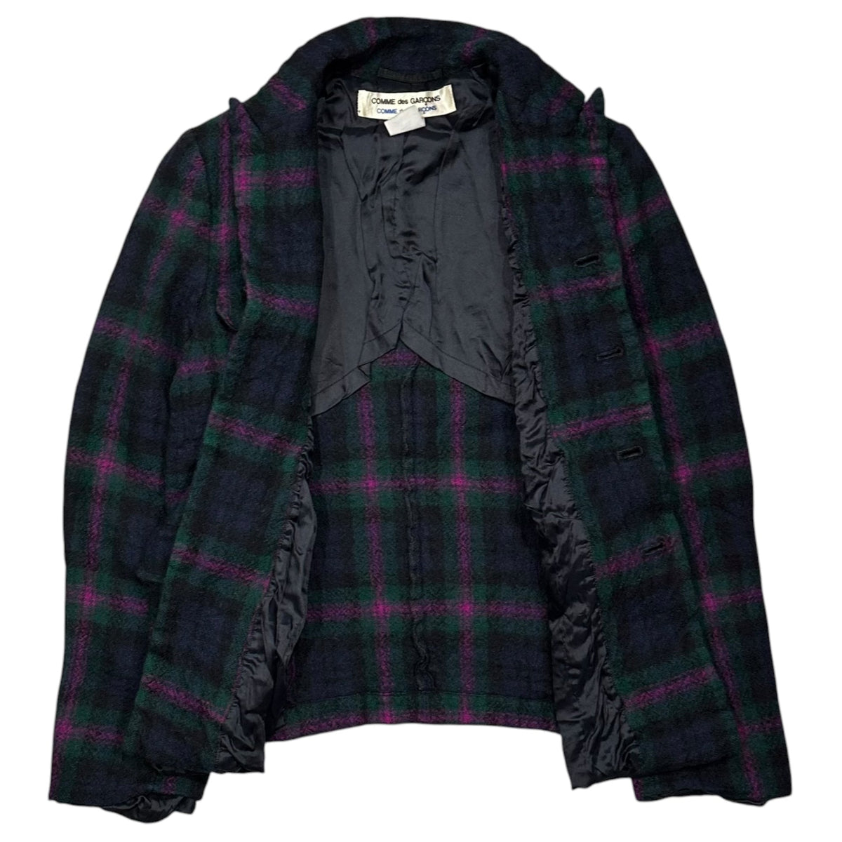 COMME des GARCONS COMME des GARCONS Check Jacket Size S