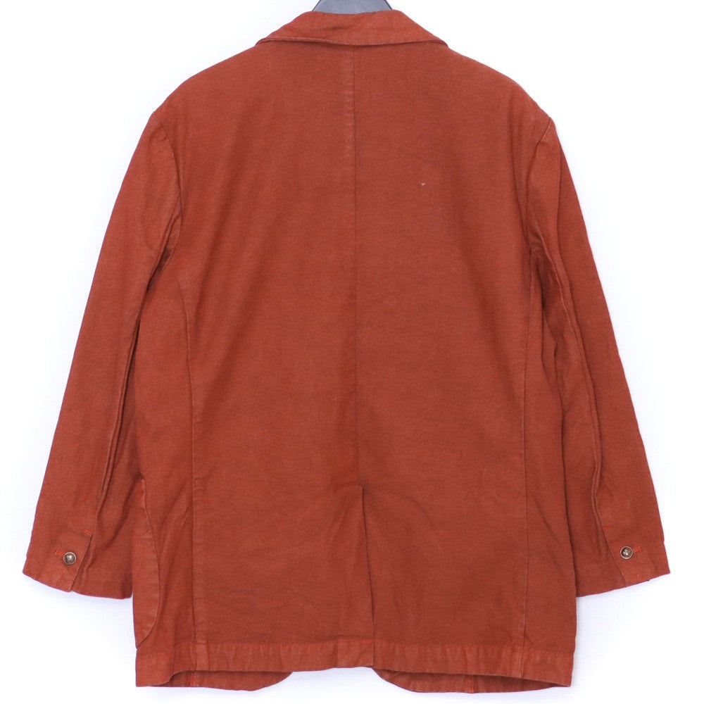 YAMANE EVISU Seagull Print Blazer Red Size 40