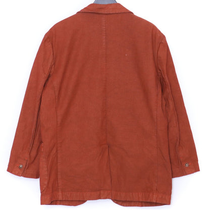 YAMANE EVISU Seagull Print Blazer Red Size 40