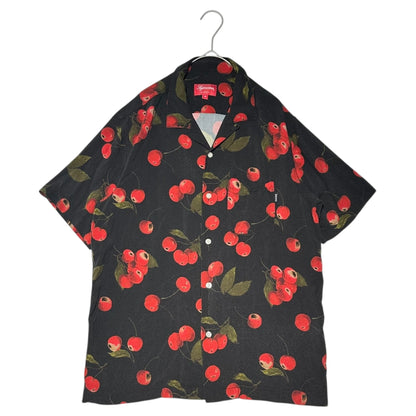 SUPREME 19SS Cherry Rayon Open Collar Long Sleeve Shirt Multi Size M