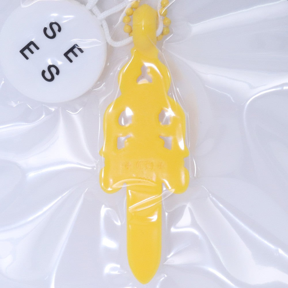 CHROME HEARTS Rubber Large Dagger Pendant Necklace Size F