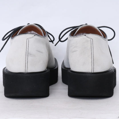 Marni 21AW Gray Suede Laced Brogue Shoes Size EU 40
