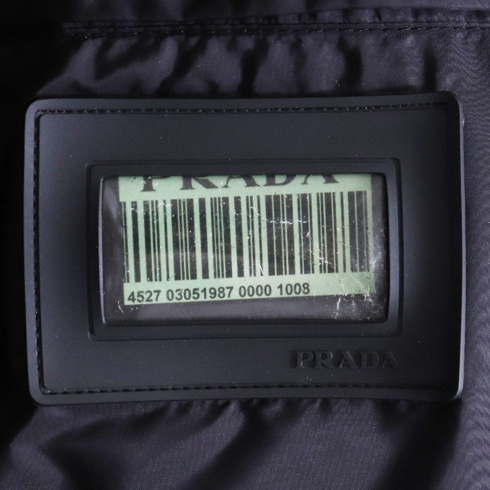 PRADA Triangle Logo Nylon Blouson Navy Size 52