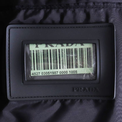 PRADA Triangle Logo Nylon Blouson Navy Size 52