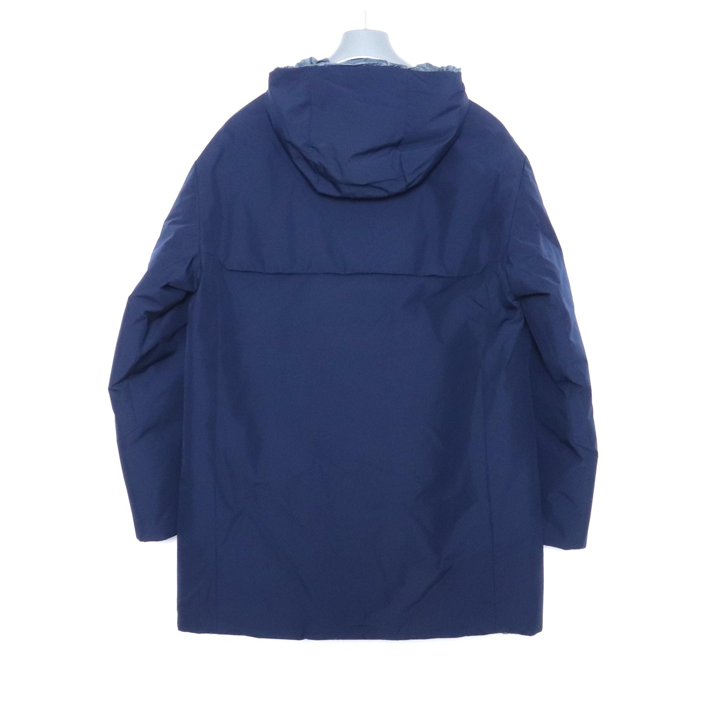 PRADA Reversible Down Long Coat Blue Size M