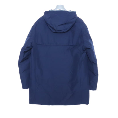 PRADA Reversible Down Long Coat Blue Size M